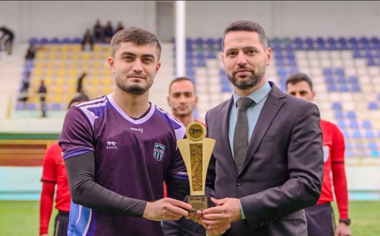  Peşəkar Futbol Liqası "Quba"nın futbolçusunu mükafatlandırdı
