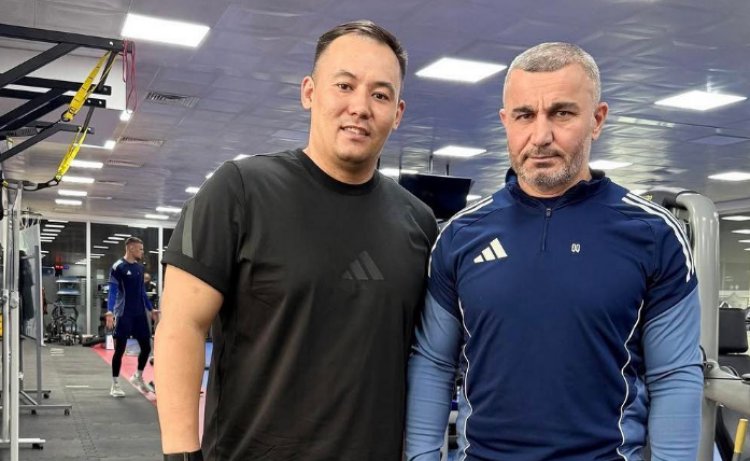 Qazaxıstanlı baş məşqçi Qurban Qurbanovun yanına təcrübəyə gəldi