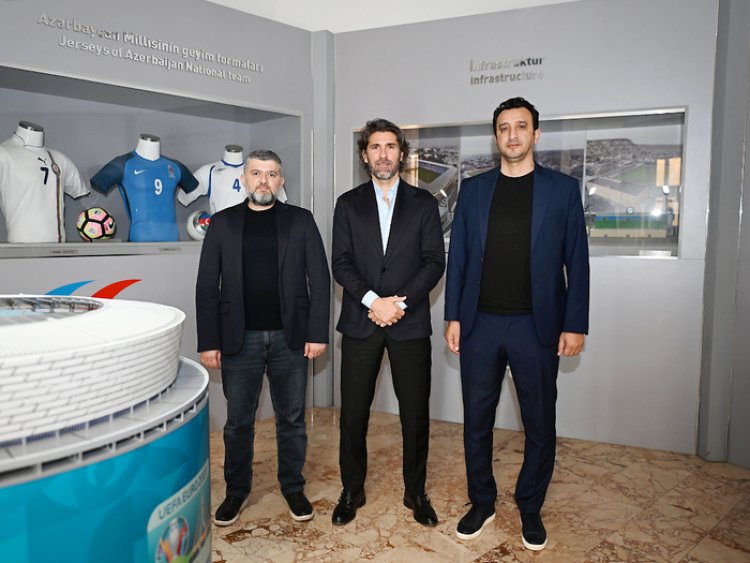  Fransa yığmasının sabiq futbolçusu Bakıda səfərdə oldu