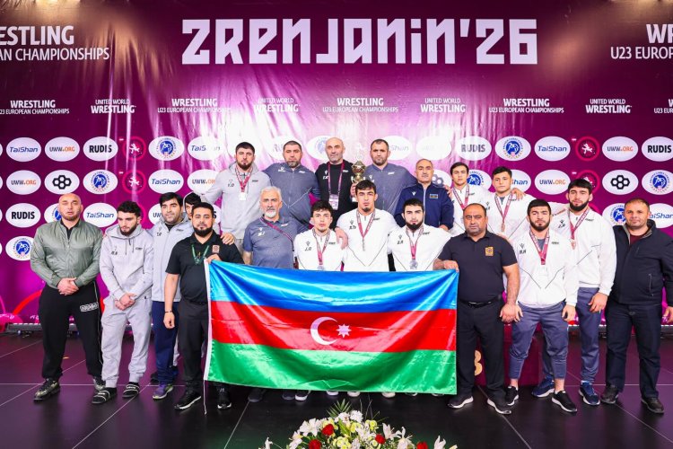  Güləşçimiz Avropa çempionu oldu, yığmamız 2-ci yeri tutdu