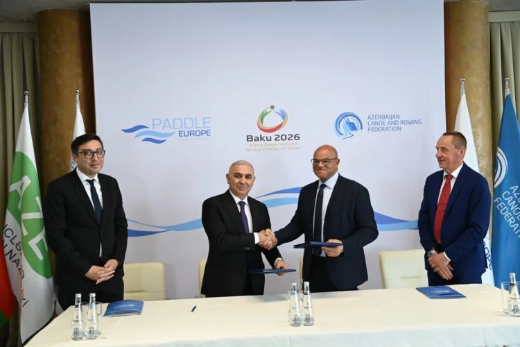 Azərbaycanda ilk dəfə Avropa Kanoe Assosiasiyasının ofisi açıldı