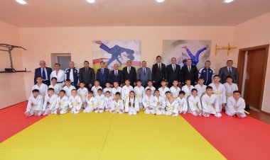 Daşkəsəndə yeni cüdo zalı fəaliyyətə başladı - FOTOLAR