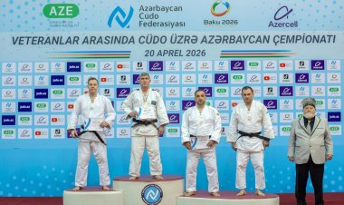 Veteran cüdoçular arasında Azərbaycan çempionatı keçirildi