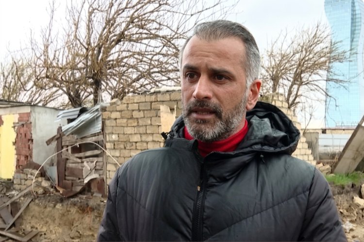 “Neftçi”nin məşqçisinin ata mülkü gecə ilə söküldü - VİDEO