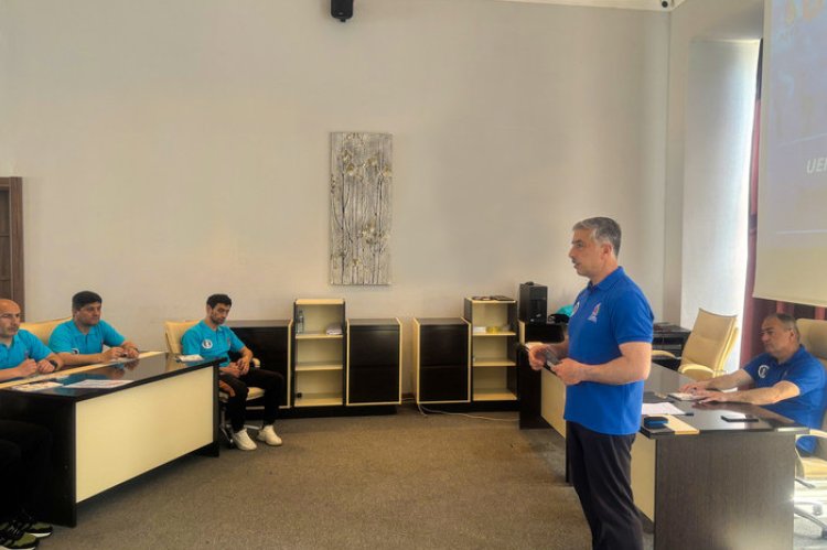 UEFA-nın məşqçi kursunun birinci mərhələsi Şəki şəhərində keçirildi