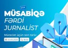  Medianın İnkişafı Agentliyi jurnalistlər üçün müsabiqə keçirir