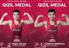 Avropa çempionatı: Hüseyn Əmrahlı və Paşa Aslandan Bolqarıstandan qızıl medal