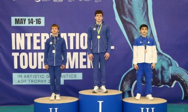   Gimnastlarımızdan Bakıdakı beynəlxalq turnirdə 17 medal
