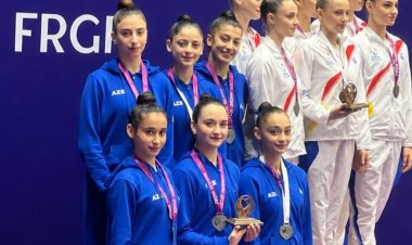   Gimnastlarımız Buxarestdə 2-ci oldu