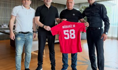 Sabiq "Xəzər Lənkəran"lılar Mübariz Mənsimovun qəbulunda