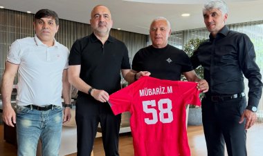 Sabiq "Xəzər Lənkəran"lılar Mübariz Mənsimovun qəbulunda