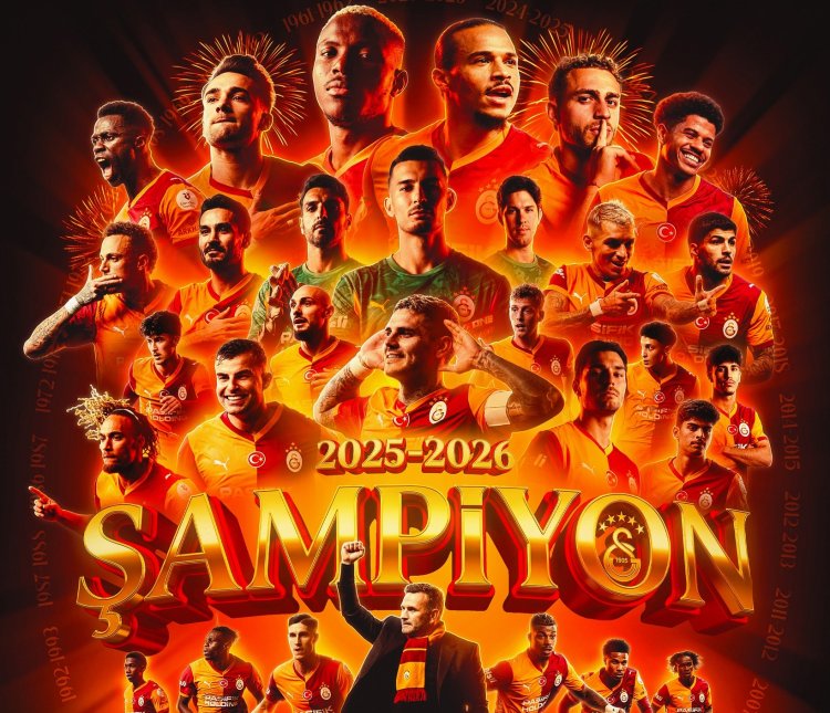"Qalatasaray" 26-cı dəfə Türkiyə Super Liqasının çempionu oldu
