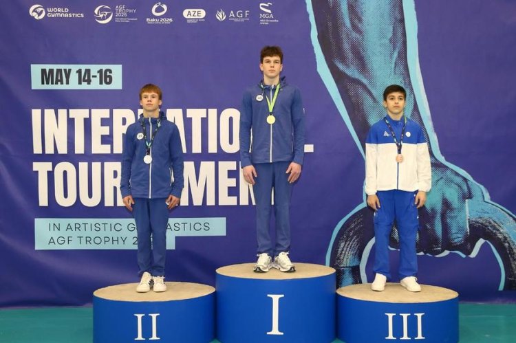   Gimnastlarımızdan Bakıdakı beynəlxalq turnirdə 17 medal