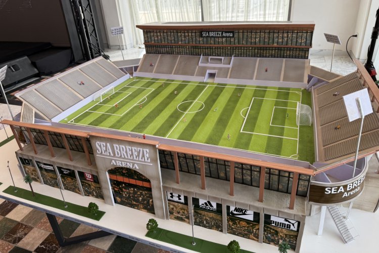 Bakıda tikiləcək 10 min nəfərlik stadionun təqdimatı keçirildi