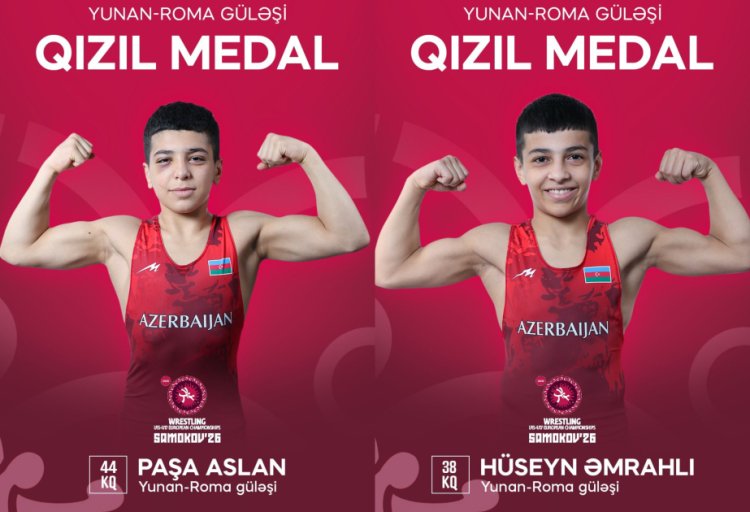 Paşa Aslan və Hüseyn Əmrahlı Samokovda Avropa çempionu oldu