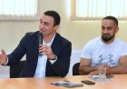 Olimpiya və 2 qat dünya çempionu məktəblilərlə görüşdü - FOTOLAR