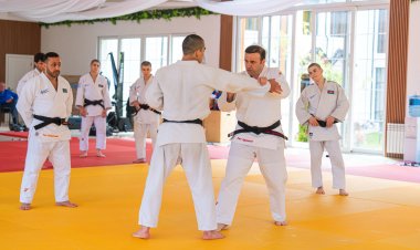FOTOLAR: Yığma komanda Avropa çempionatına Şamaxıda hazırlaşır