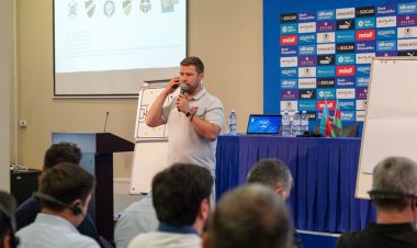 Azərbaycanlı məşqçilər estoniyalı mütəxəssisin seminarında iştirak etdilər 
