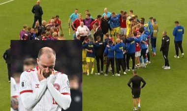 Eriksenin yenə ürəyi dayandı...