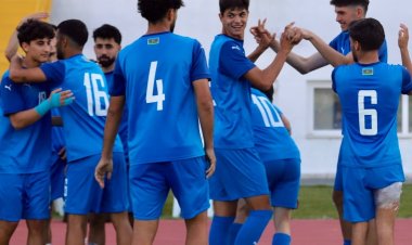 Milli komandamız Türkiyədə Qırğızıstandan 3 top buraxdı
