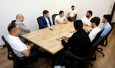   Beynəlxalq yarışlarda medal qazanan idmançılarla görüş oldu