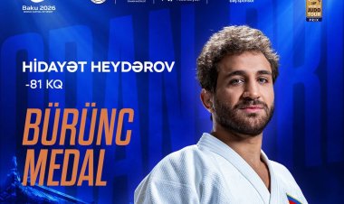  Hidayət Heydərov üçüncü oldu