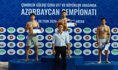 Çimərlik güləşi üzrə Azərbaycan çempionatında qaliblər bəlli oldu