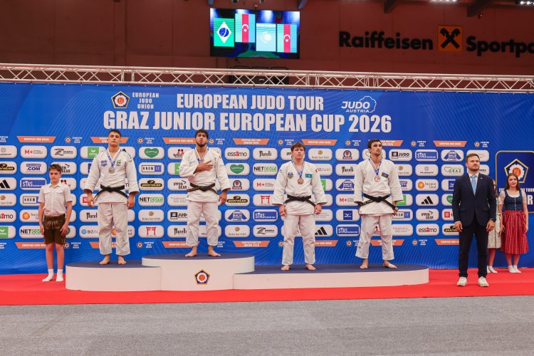 Avropa Kuboku: Azərbaycan millisi yarışı 5 medalla başa vurdu - FOTO