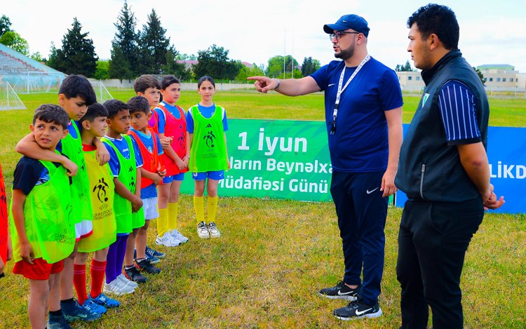   Qazaxda futbol festivalı keçirildi