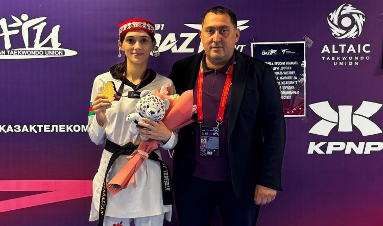 Minayə Əkbərova Qazaxıstanda bu dəfə qızıl medal qazandı
