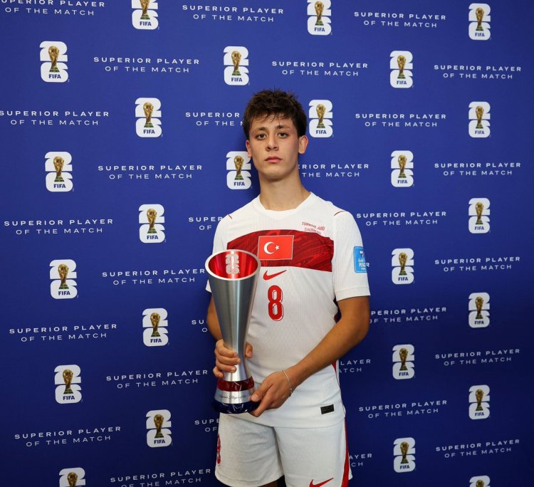 Arda Gülər mükafatlandırıldı
