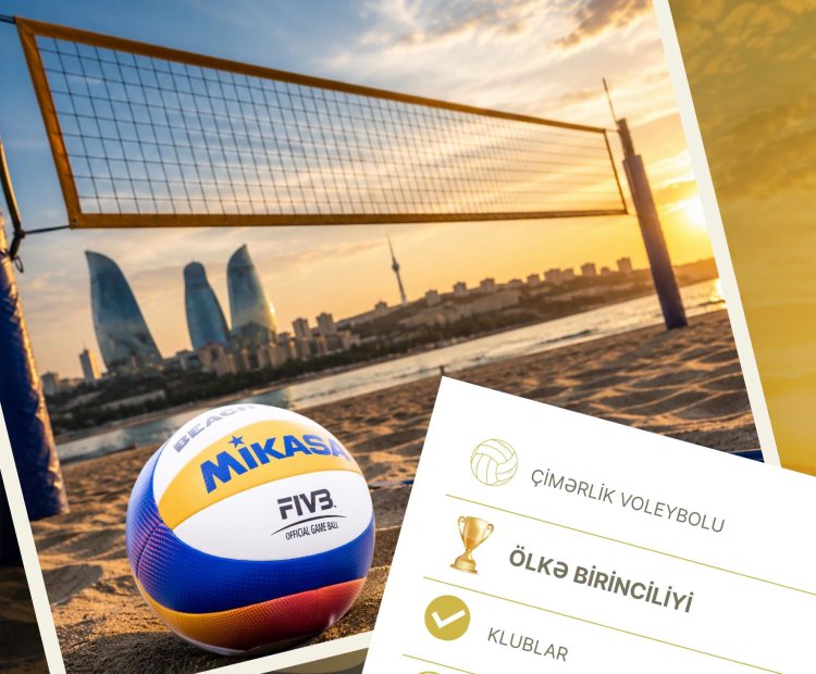   Çimərlik voleybolu üzrə ölkə birinciliyi bu tarixlərdə baş tutacaq