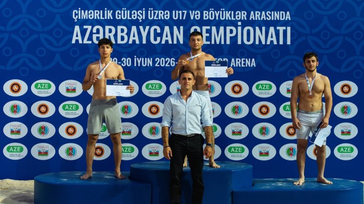 Çimərlik güləşi üzrə Azərbaycan çempionatında qaliblər bəlli oldu