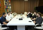 Fərid Qayıbov "UFC Fight Night"da yarışan idmançılarla görüşdü