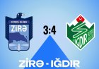  "Zirə" 3-cü matçda da uduzdu