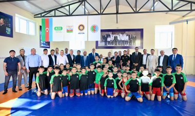 Qazaxda yeni güləş zalı açıldı
