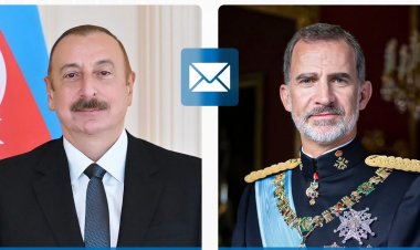 Azərbaycan prezidenti İspaniya milli komandasını təbrik etdi 