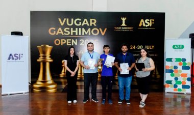 “Vugar Gashimov Open 2026” beynəlxalq şahmat turniri keçirildi
