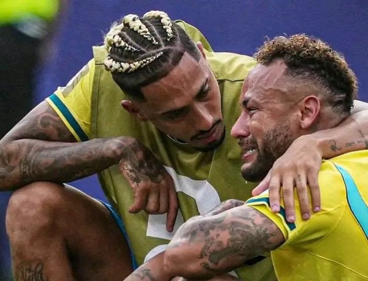 Neymar Junyor göz yaşları içində vidalaşdı - Milliyə əlvida dedi