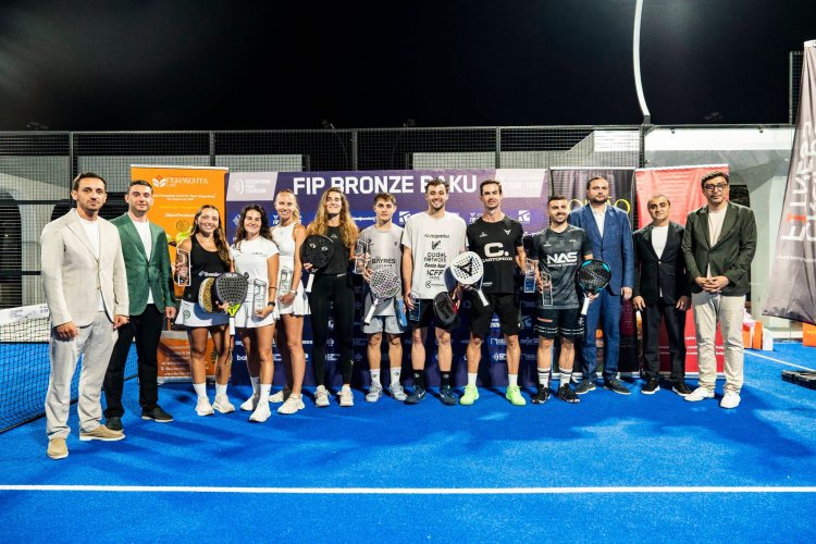  Bakıda “FIP Bronze Baku II” beynəlxalq padel turniri keçirildi