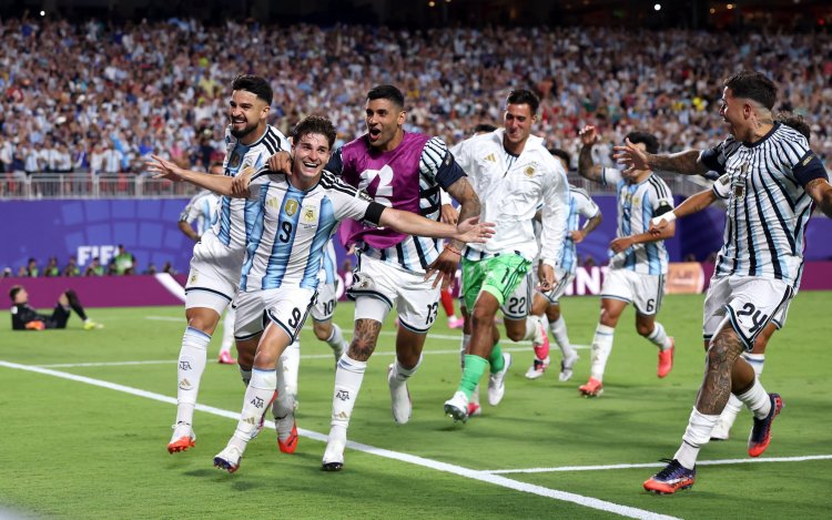 Argentina yığması yarımfinalda! 