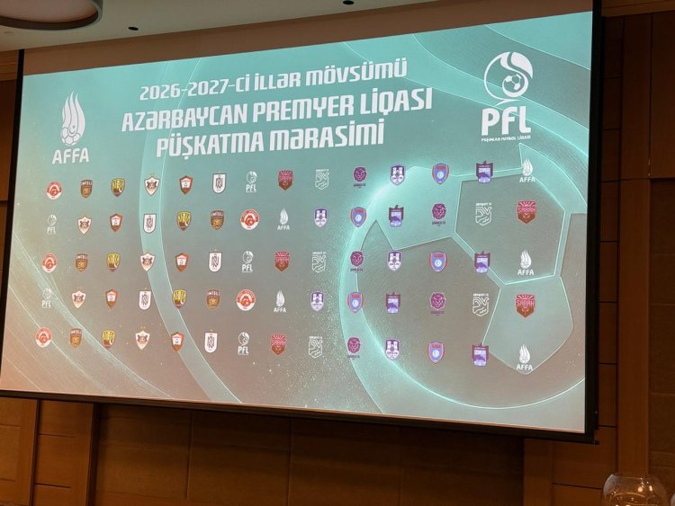 Azərbaycan Premyer Liqasında yeni mövsümün püşkü atıldı