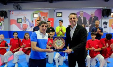  TTF prezidenti Behri Tanrıkulu Azərbaycan millisininin məşqində