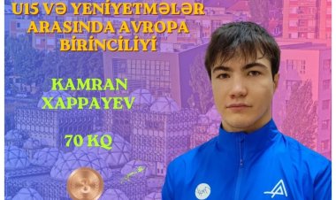  Kamran Xappayevdən Avropa birinciliyində bürünc medal