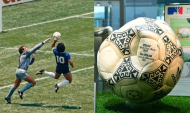 Maradonanın əllə qapıdan keçirdiyi həmin o top 3,3 milyona satıldı