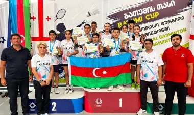 Azərbaycan badmintonçularından beynəlxalq turnirdə 17 medal
