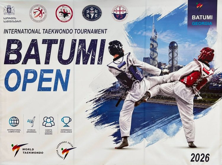  Taekvondoçularımız "Batumi Open" turnirində 22 medal qazandılar