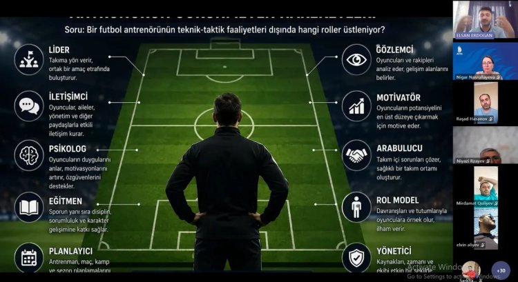  "Məşqçinin psixoloji rifahı və peşəkar tükənmişlik" vebinarı