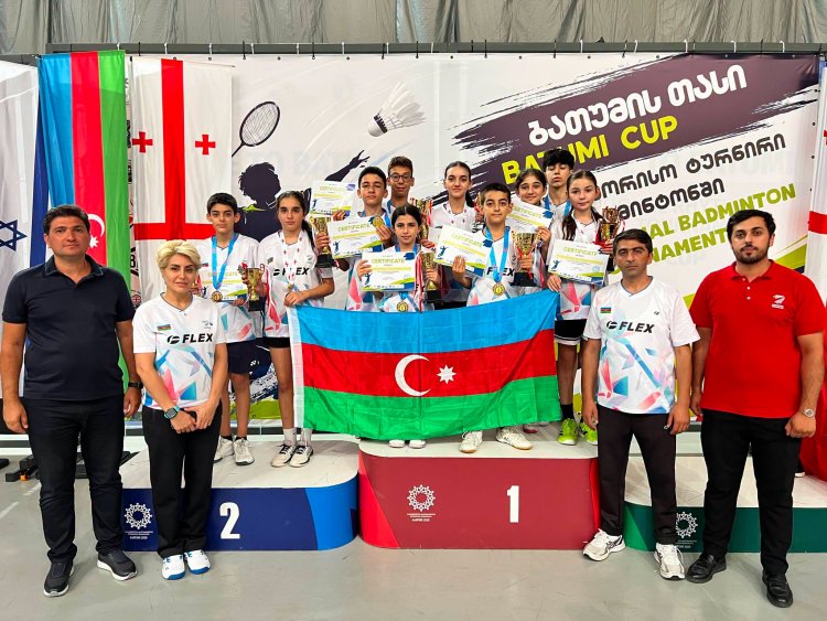 Azərbaycan badmintonçularından beynəlxalq turnirdə 17 medal