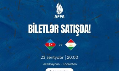  Azərbaycan millisinin oyunlarının biletləri satışa çıxarıldı